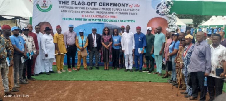 ENUGU STATE GOVERNMENT FLAGS OFF THE IMPLEMENTATION OF PEWASH PROGRAMME IN THE STATE AT IKEM ISIOROTO