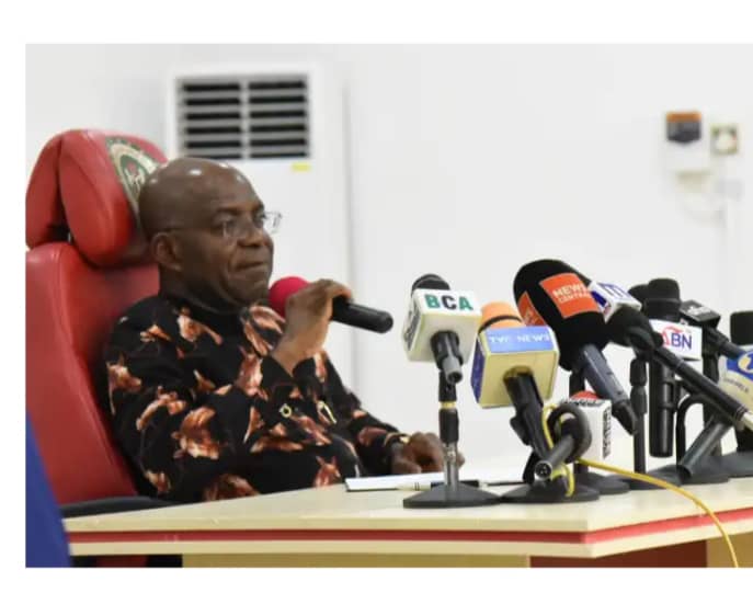 ABIA GOVERNOR REJECTS DEFECTION SPECULATIONS AT MONTHLY MEDIA PARLEY