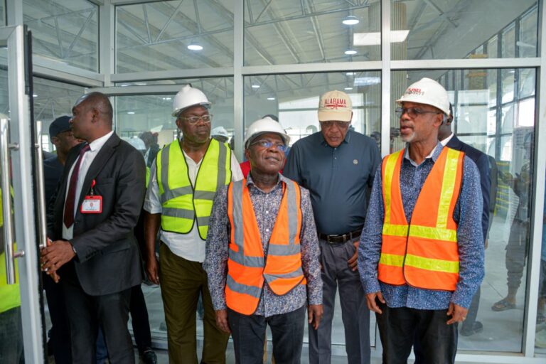 OTTI INSPECTS UMUAHIA CENTRAL BUS TERMINAL, EXPRESSES SATISFACTION WITH PROGRESS