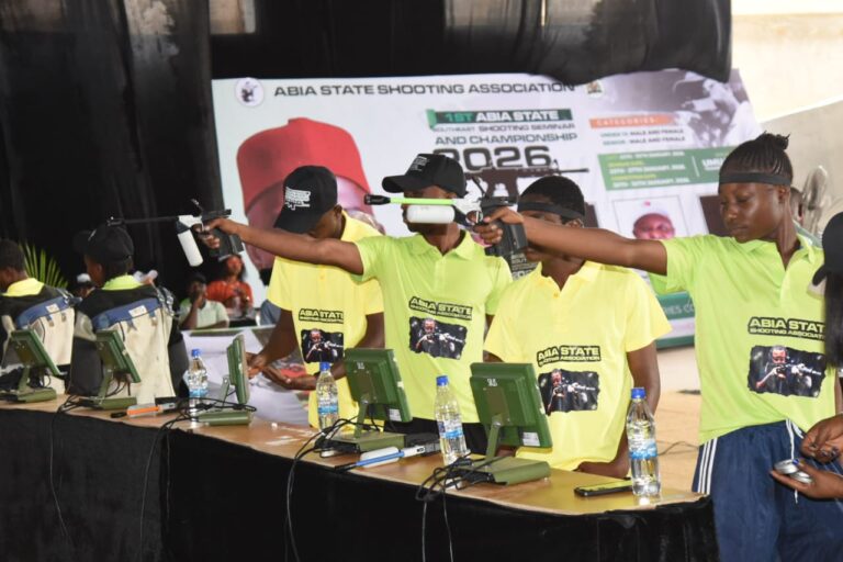 GOV OTTI FLAGS OFF FIRST SOUTH-EAST SHOOTING COMPETITION IN ABIA