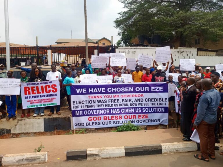 NDIOWU COMMUNITY APPEALS TO SOLUDO TO ISSUE CERTIFICATE OF RETURN TO ELECTED MONARCH
