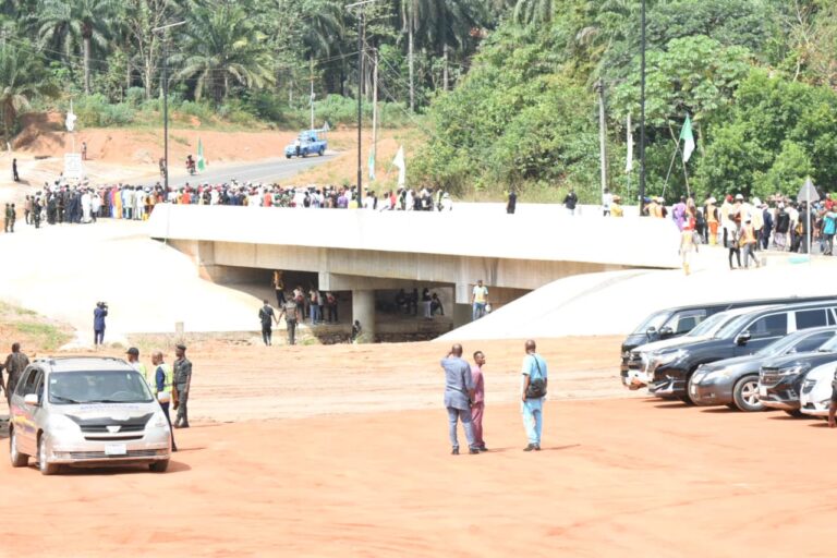OTTI COMMISSIONS OMENUKO BRIDGE, 30KM ABAM ROAD, MOURNS PAST TRAGEDIES IN AROCHUKWU