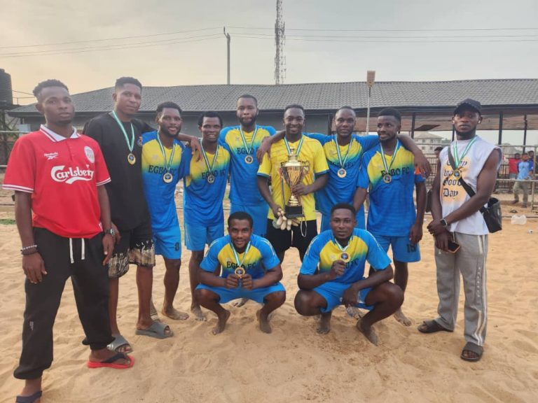 MAIDEN ANAMBRA BEACH SOCCER LEAGUE: EGBO BEACH SOCCER CLUB EMERGE FIRST CHAMPIONS