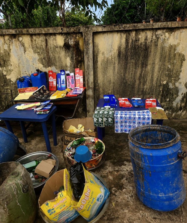 ANAMBRA POLICE ARREST TWO SUSPECTS FOR PRODUCING AND DISTRIBUTING ADULTERATED ALCOHOLIC DRINKS