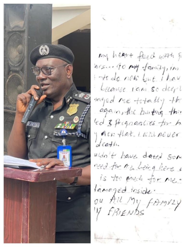 ANAMBRA POLICE PROBE DEATH OF FEMALE STUDENT, SUICIDE NOTE MENTIONS THREE ABORTIONS
