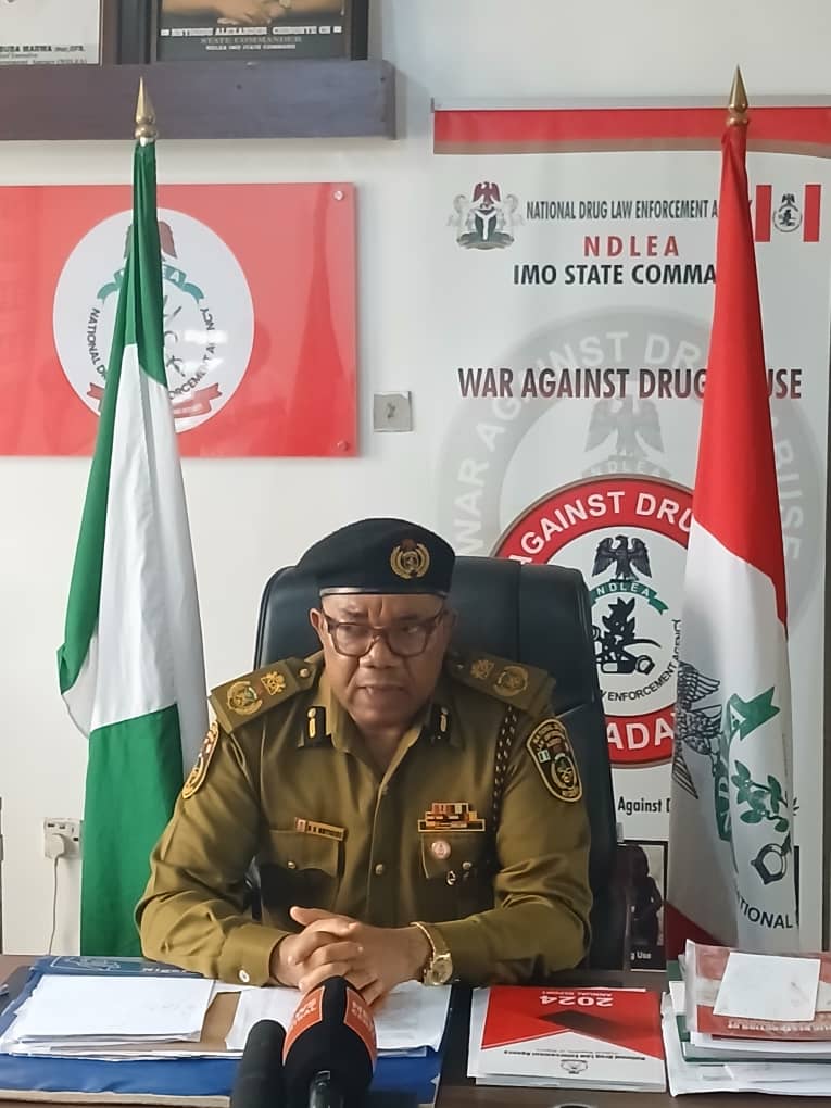 NDLEA SEIZES OVER 12.6 TONNES OF ILLICIT DRUGS IN IMO, SECURES 48 CONVICTIONS