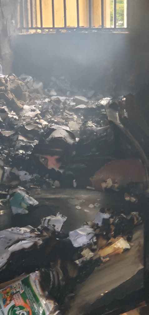 FIRE GUTS FEDERAL SECRETARIAT OFFICE IN AWKA