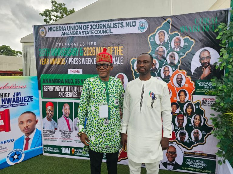 NUJ ANAMBRA COUNCIL CELEBRATES 35TH ANNIVERSARY, URGES JOURNALISTS TO UPHOLD TRUTH AND RESPONSIBILITY